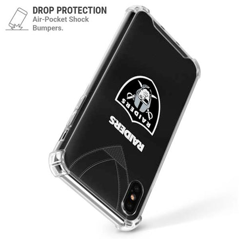 NFL Las Vegas Raiders Team Jersey iPhone XS Max Clear Case
